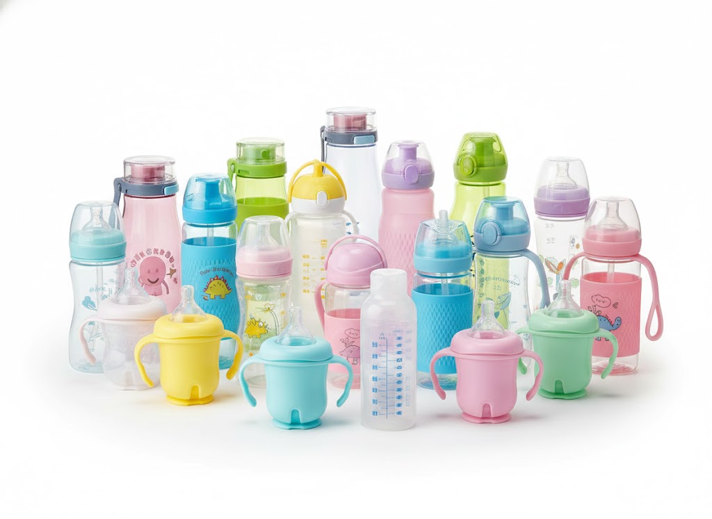 Bottle body display generated by blow molding machine