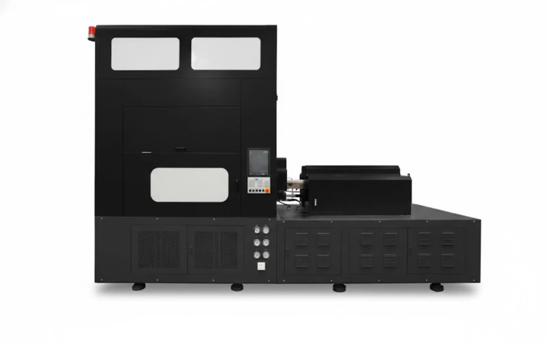 Full exterior view of the heavy-duty Y250-V4 blow molding machine designed for mass production