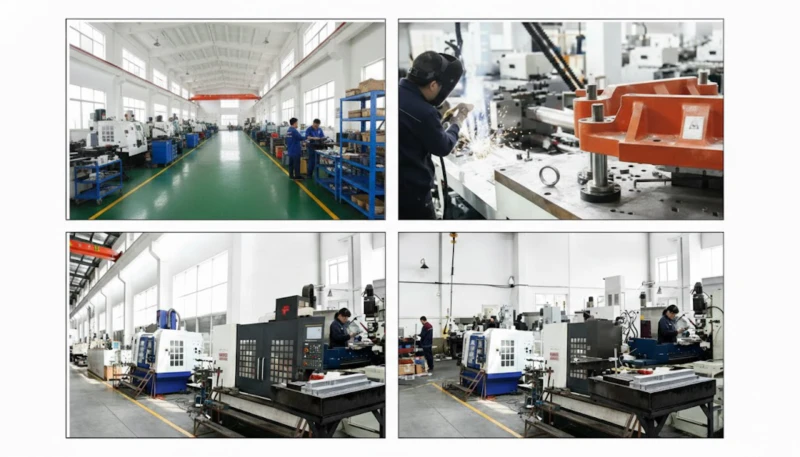 Real view of our blow molding machine factory