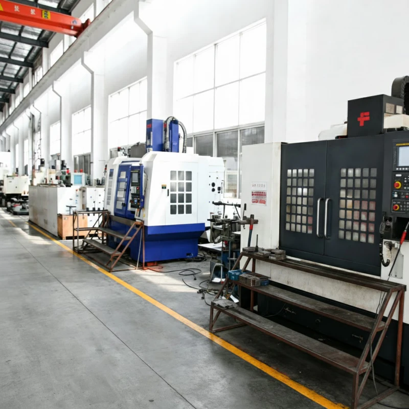 CNC machining centre for precision blow molding machine components