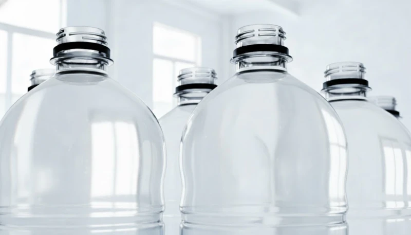 High-performance ISBM machine banner showing the full industrial scale of one-step blow molding technology, designed for premium beverage and RTD drink packaging manufacturers requiring rapid changeovers and pristine bottle quality.