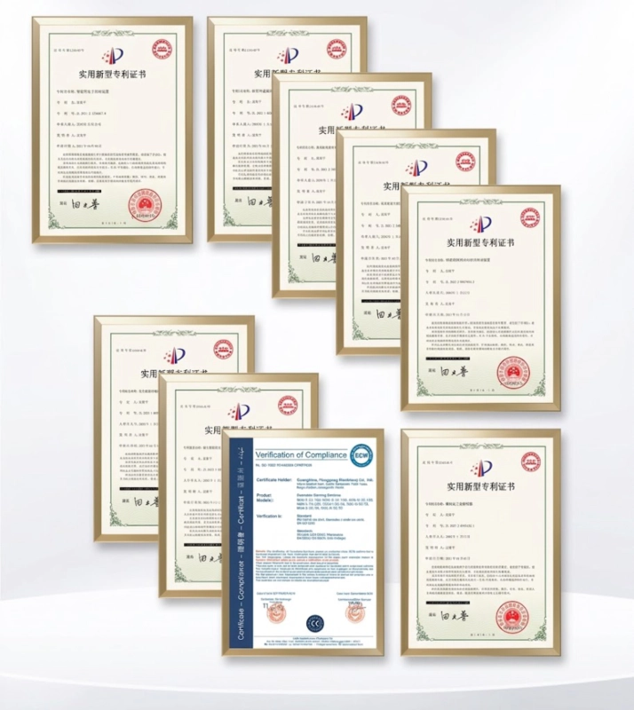 Henggang blow molding machine national patents and CE certification certificates — 68+ registered patents for ISBM and IBM technology