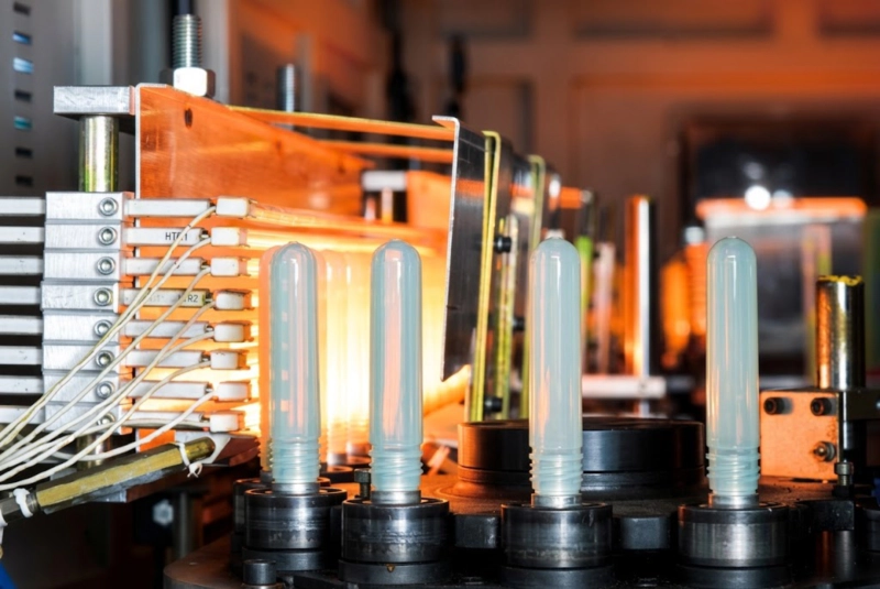 Customer bottle production blow molding machine application