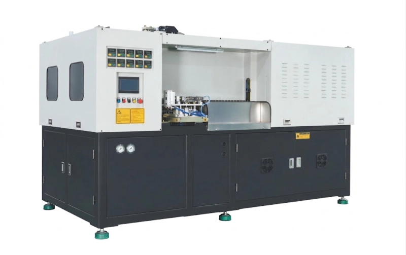 High-volume PET bottle production line — RSBM reheat stretch blow molding machine for beverage, food and personal care PET formats