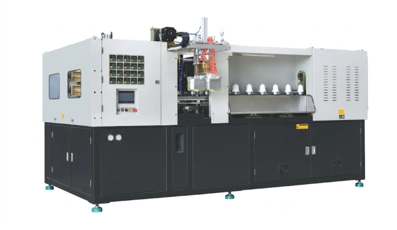 Irregularly shaped bottle series blow molding machine — asymmetric, oval, faceted and custom-geometry PET and PETG bottles for premium packaging