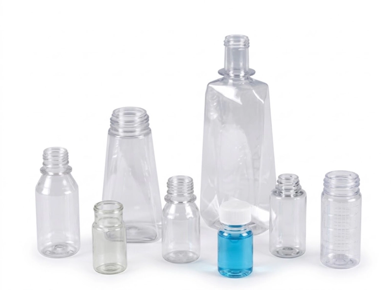 Bottle sample 10 — ISBM machine output