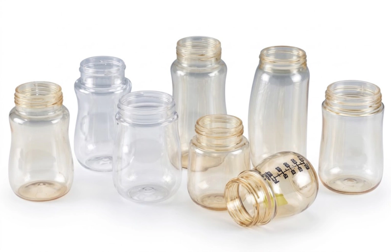 Bottle sample 18 — ISBM machine output