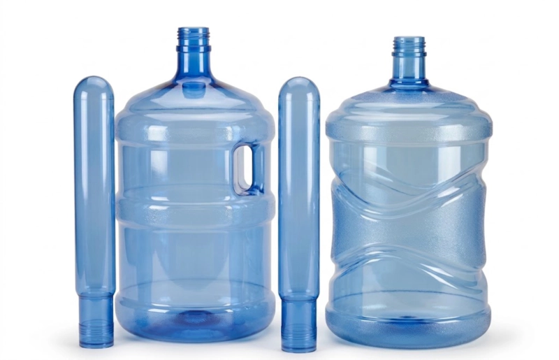 Bottle sample 6 — ISBM machine output