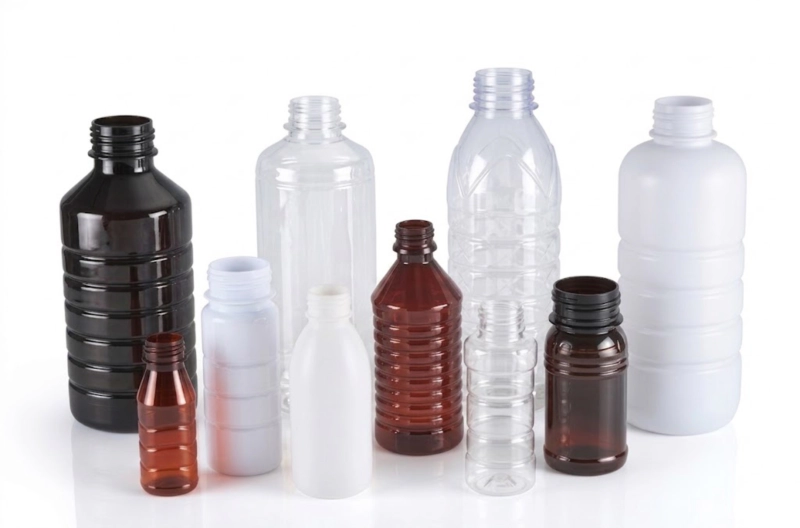 Bottle sample 9 — ISBM machine output